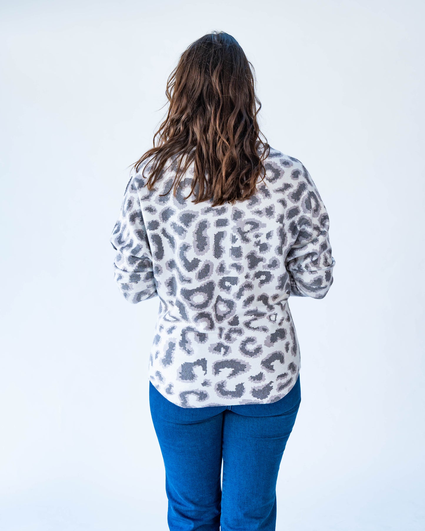 Sweater Print Brillitos Gris