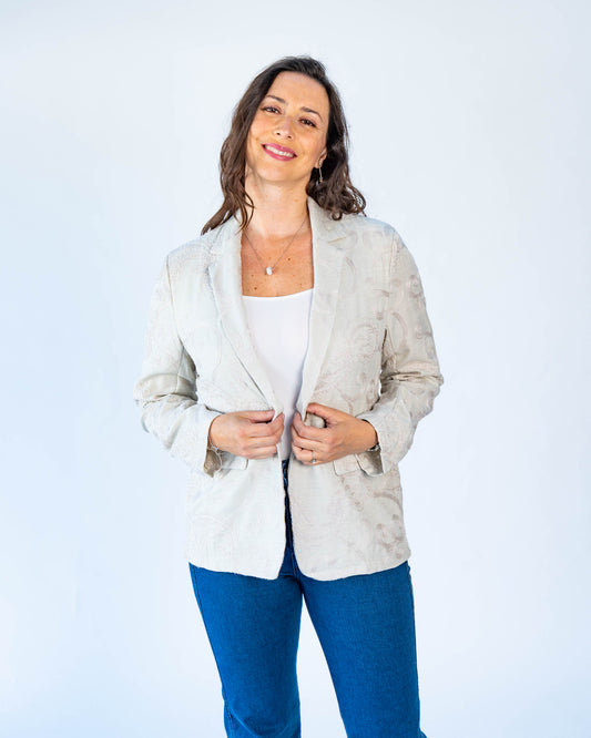 Blazer Denisse Bordada Arena