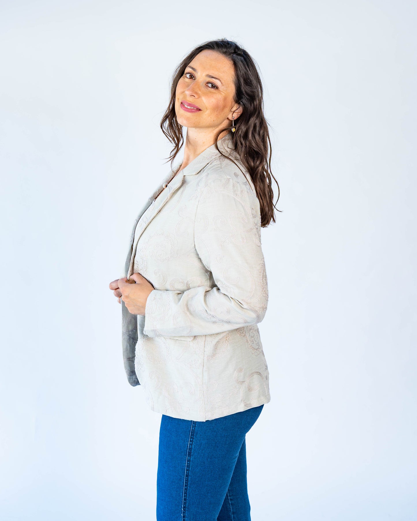 Blazer Denisse Bordada Arena
