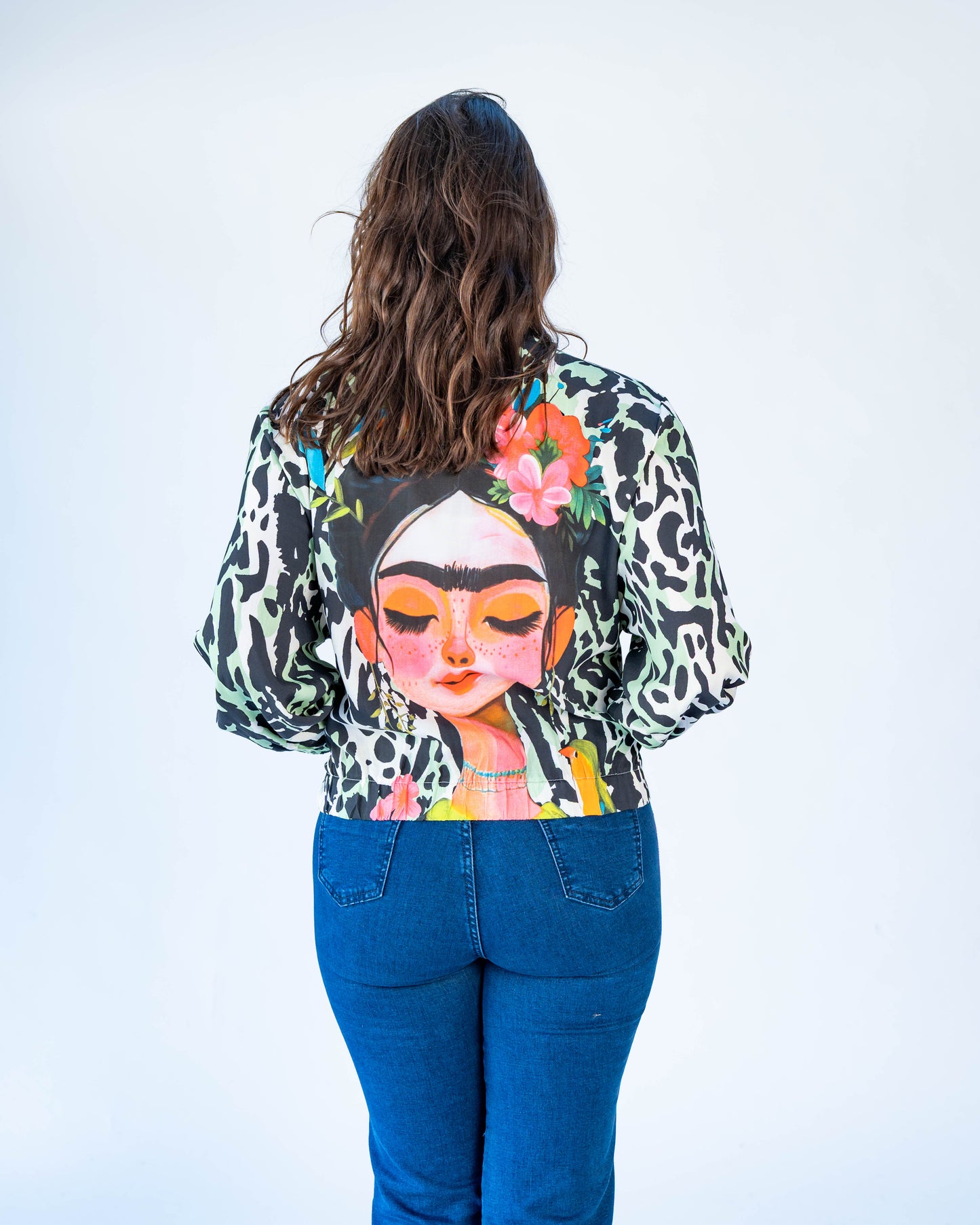 Chaqueta Bomber Frida Verde