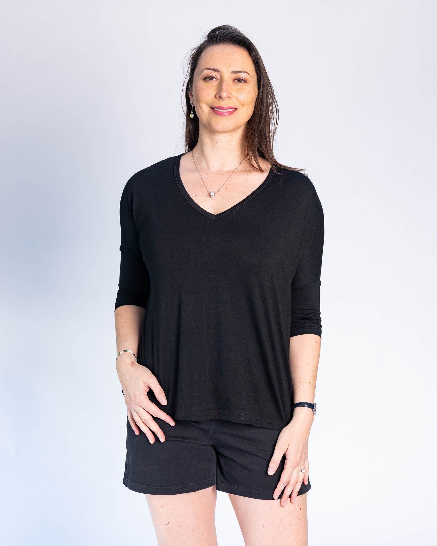 Polera Básica Lucia Negro