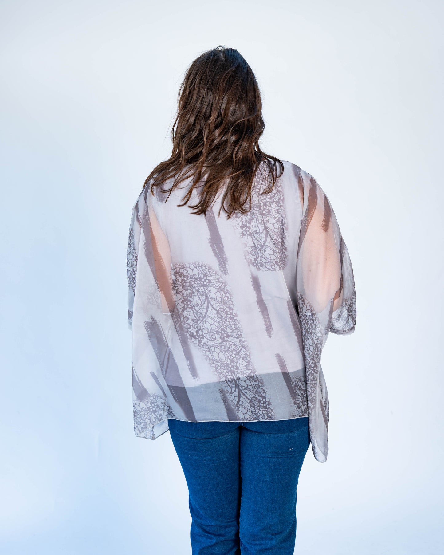 Blusa Doble Olivia Gris
