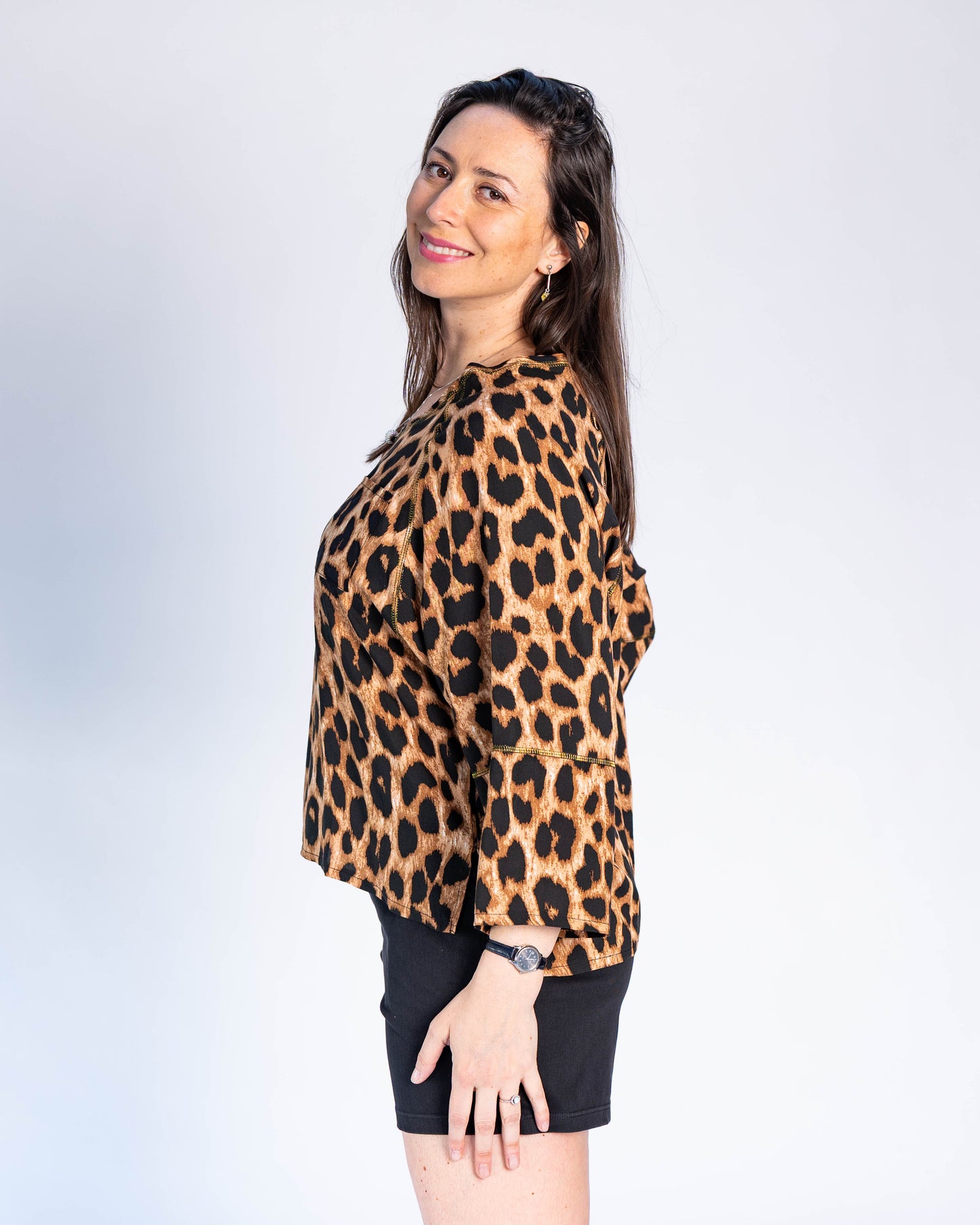 Polera Amy Animal Print