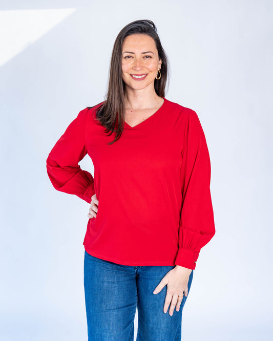 Blusa Pilar Roja