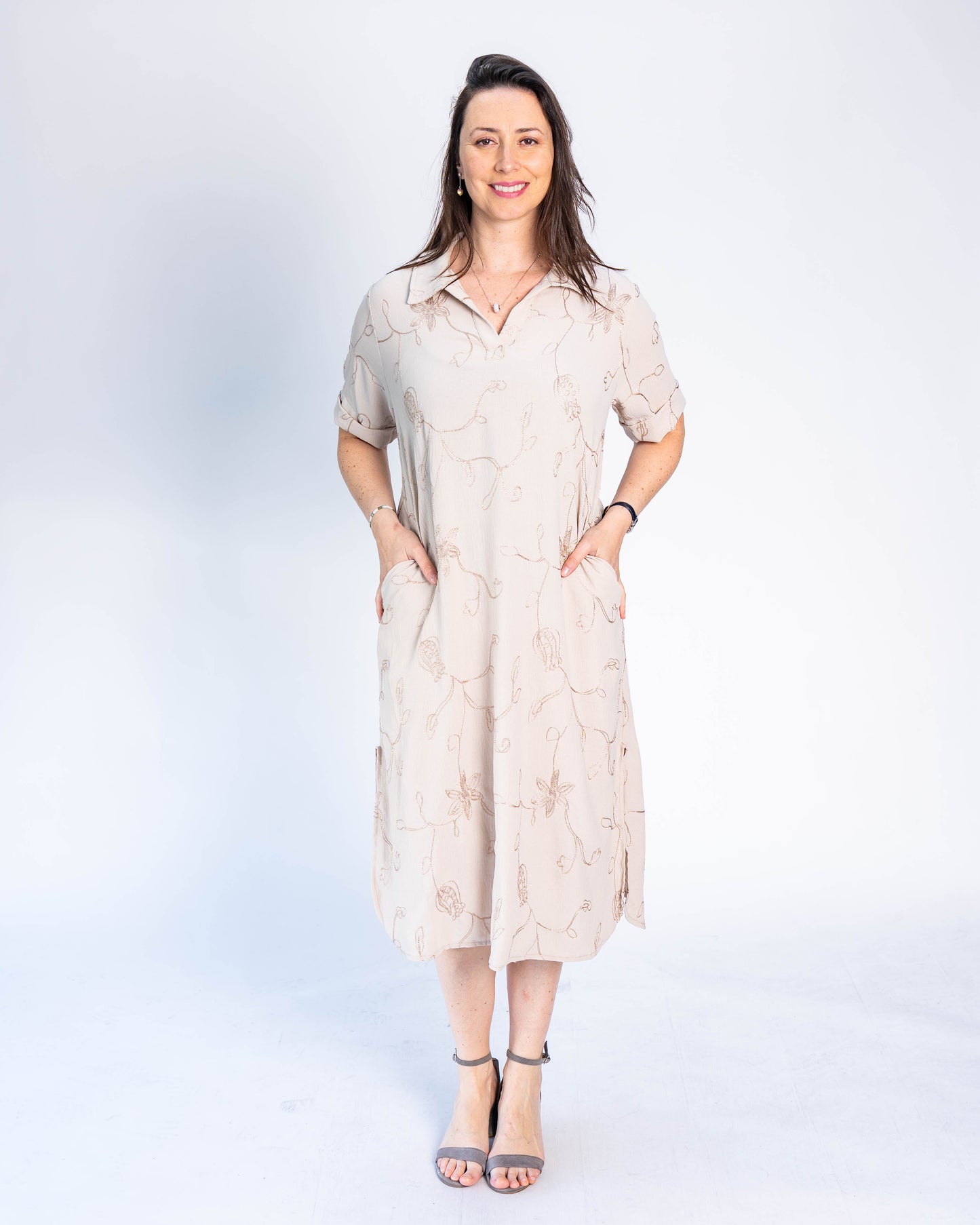 Blusón María José Beige