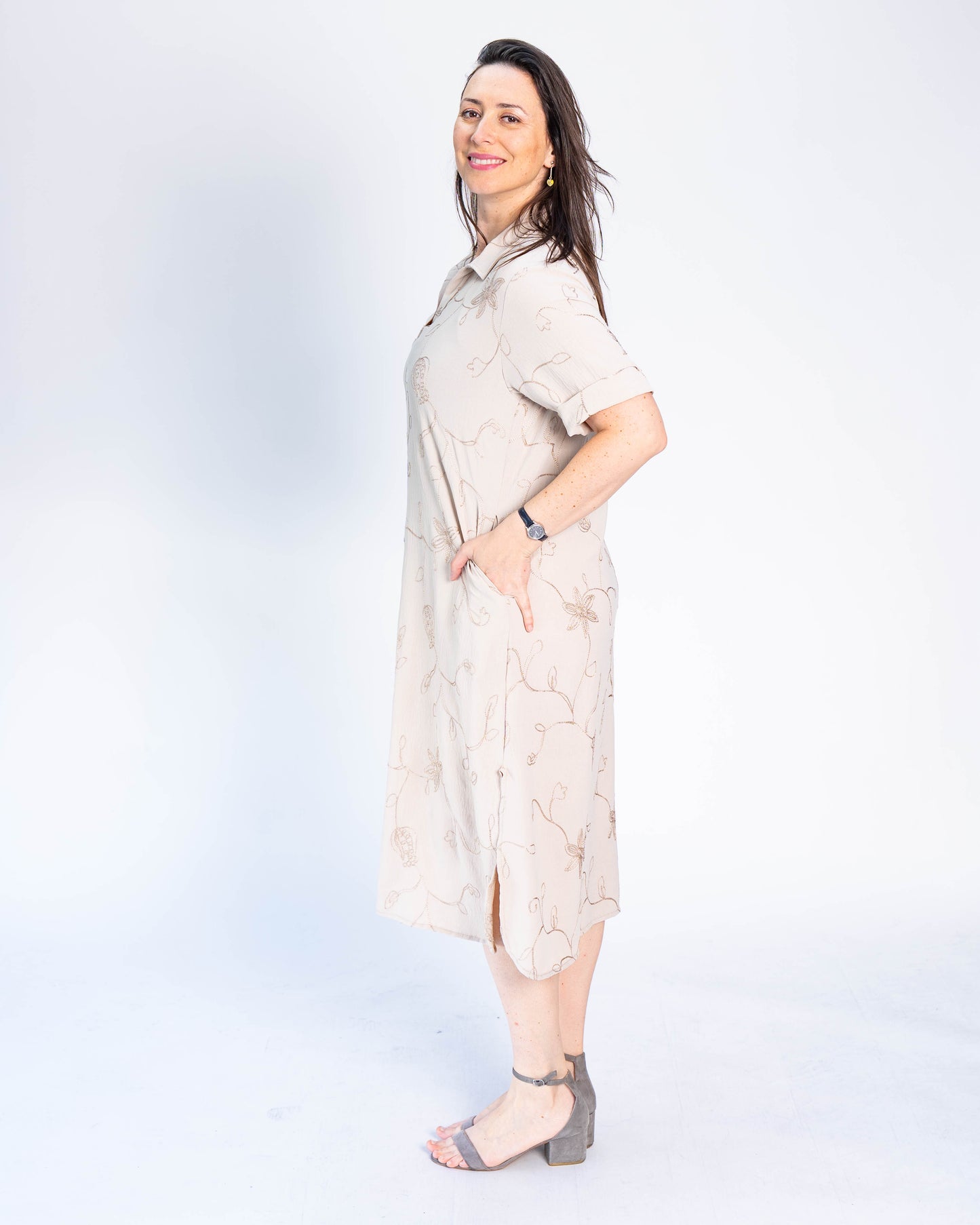 Blusón María José Beige