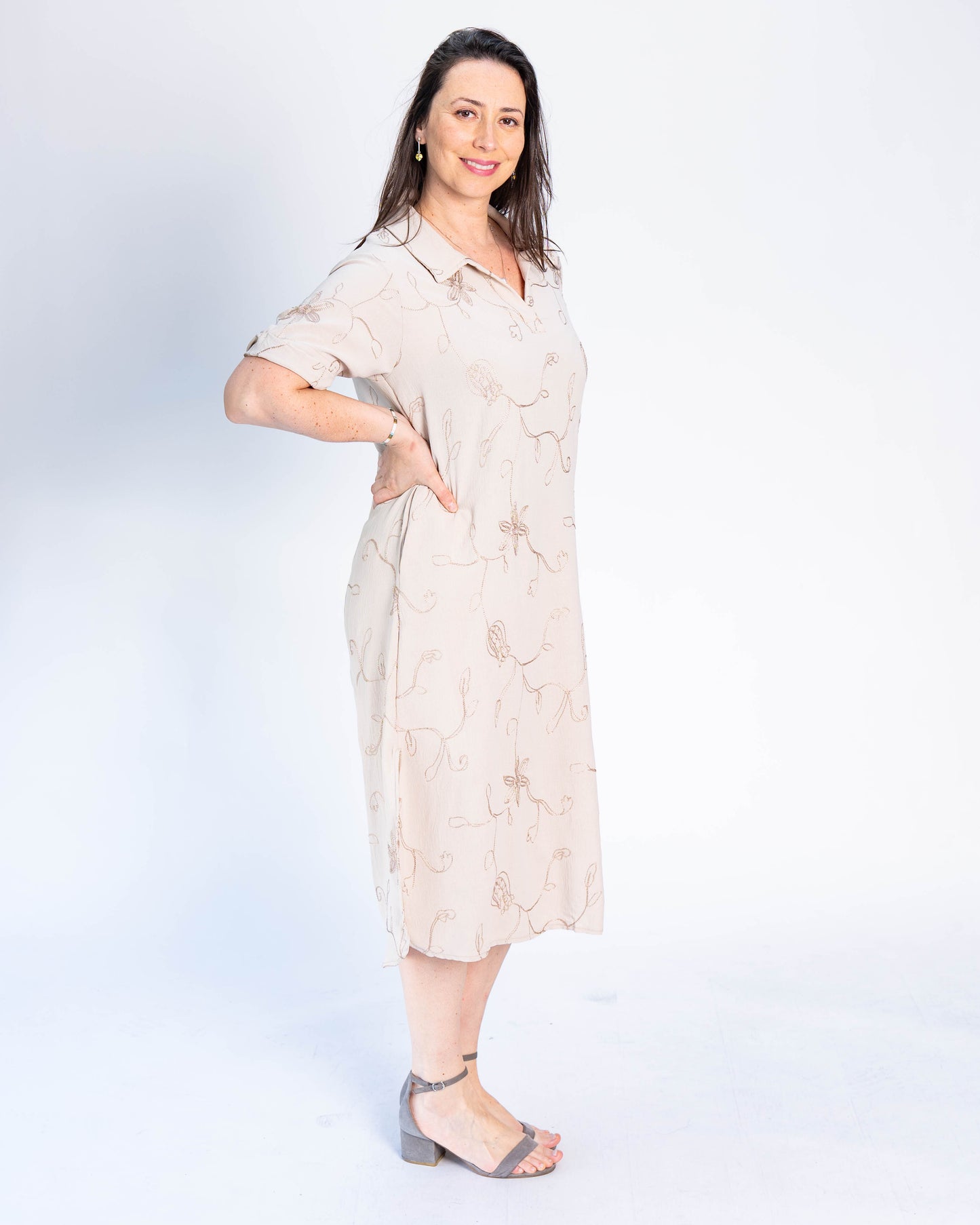 Blusón María José Beige