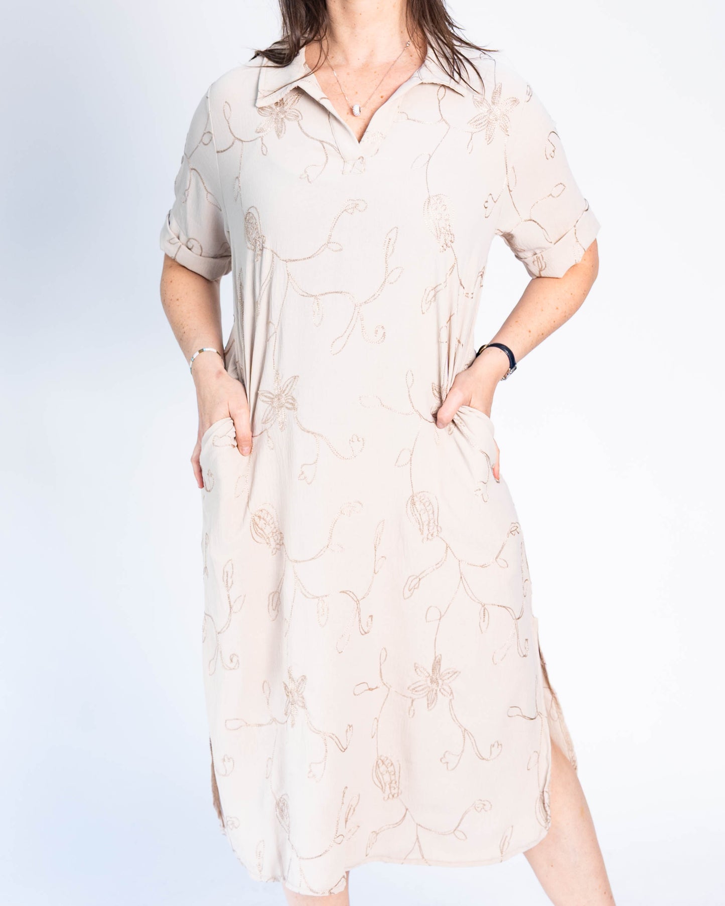 Blusón María José Beige