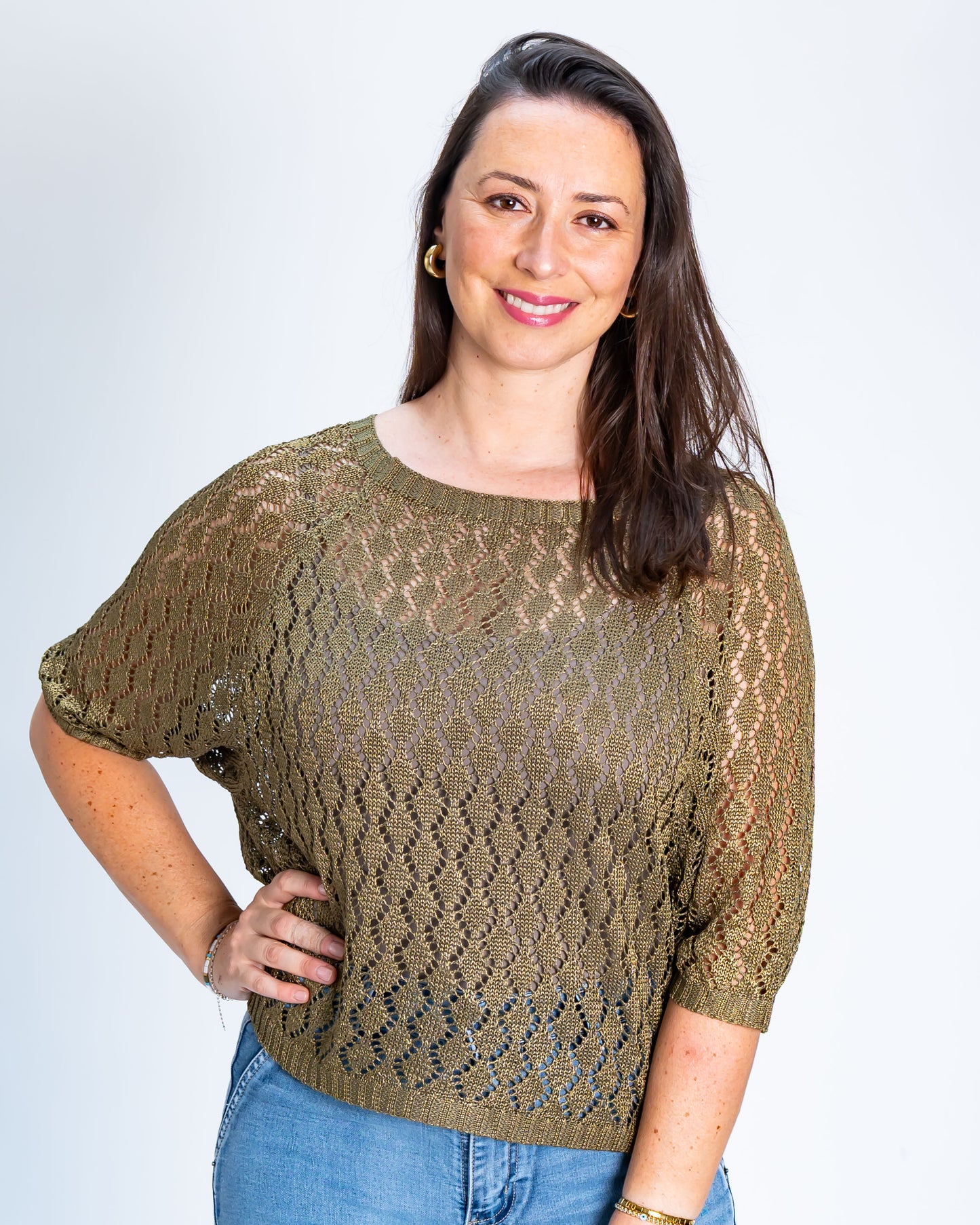 Sweater Hilo Monica Verde