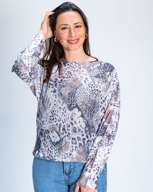 Sweater Hilo Pitón Negro