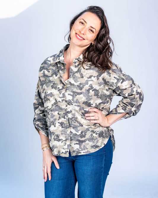 BLUSA MILITAR DORADA