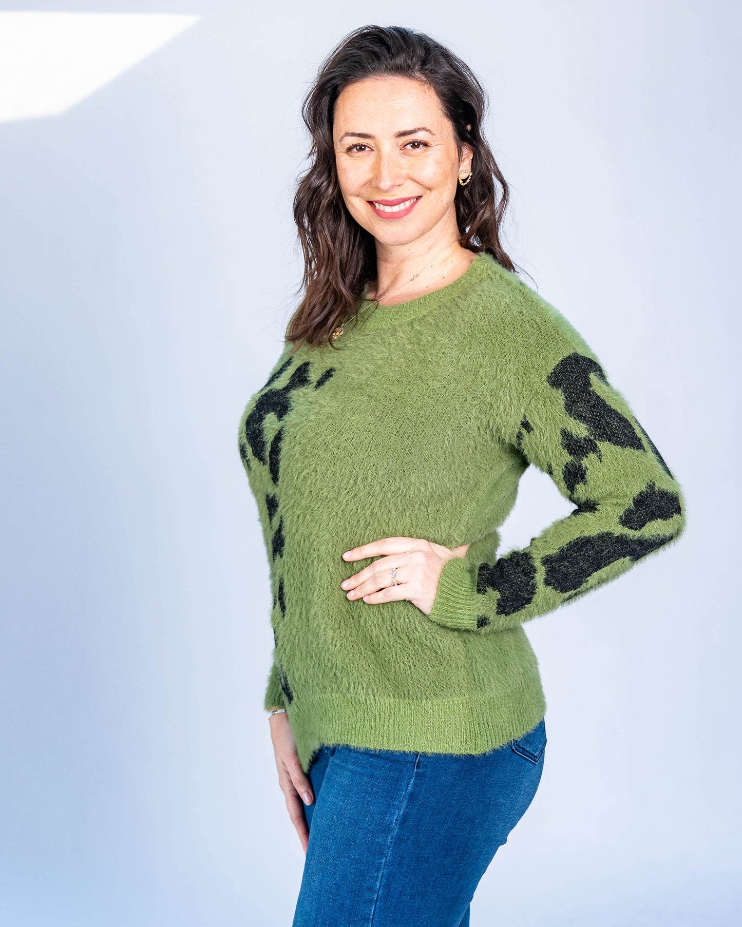 SWEATER LAURA PRINT VERDE