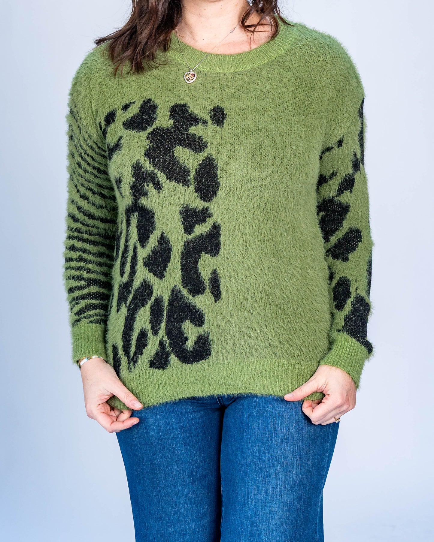 SWEATER LAURA PRINT VERDE