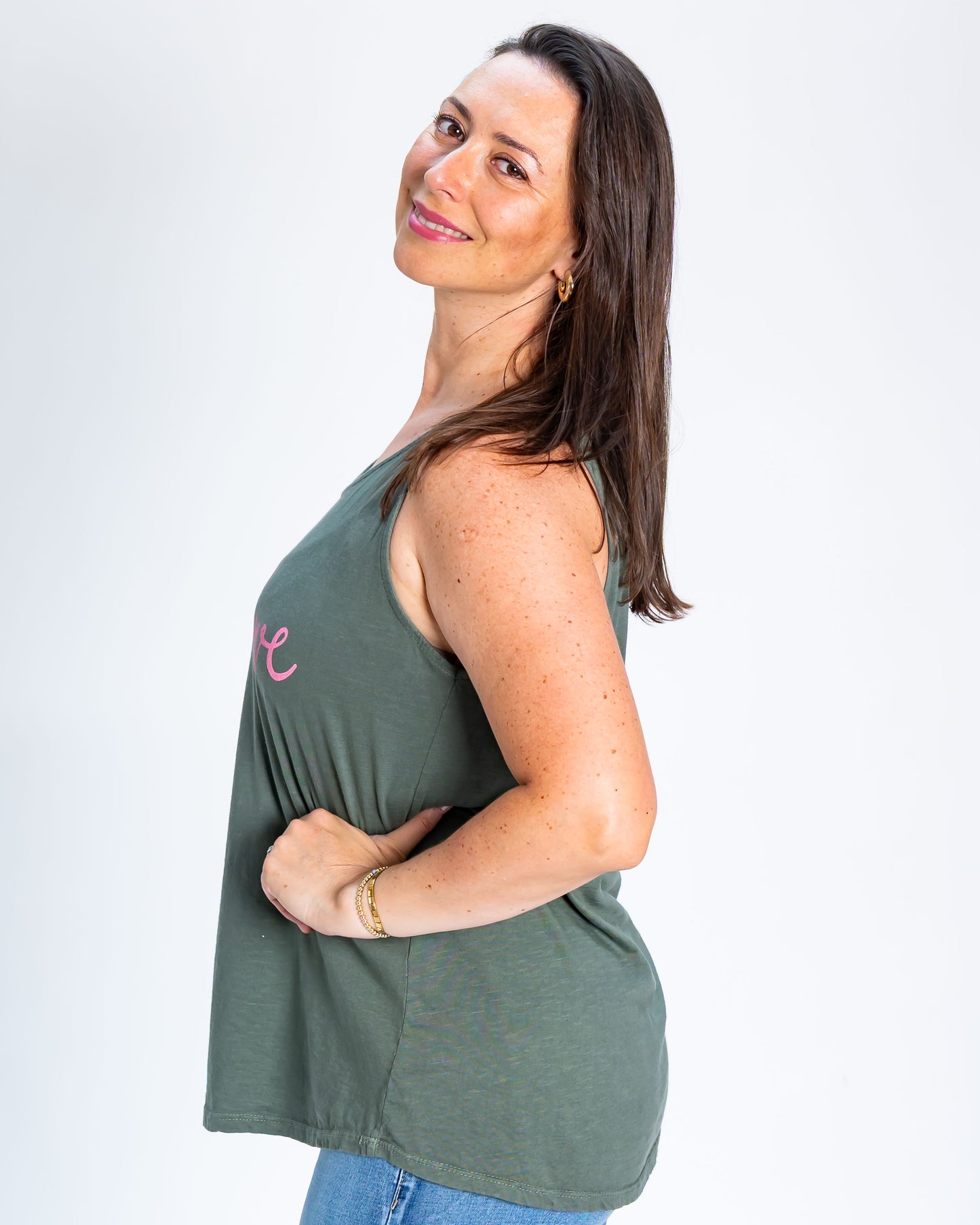 Polera Musculosa Meli verde
