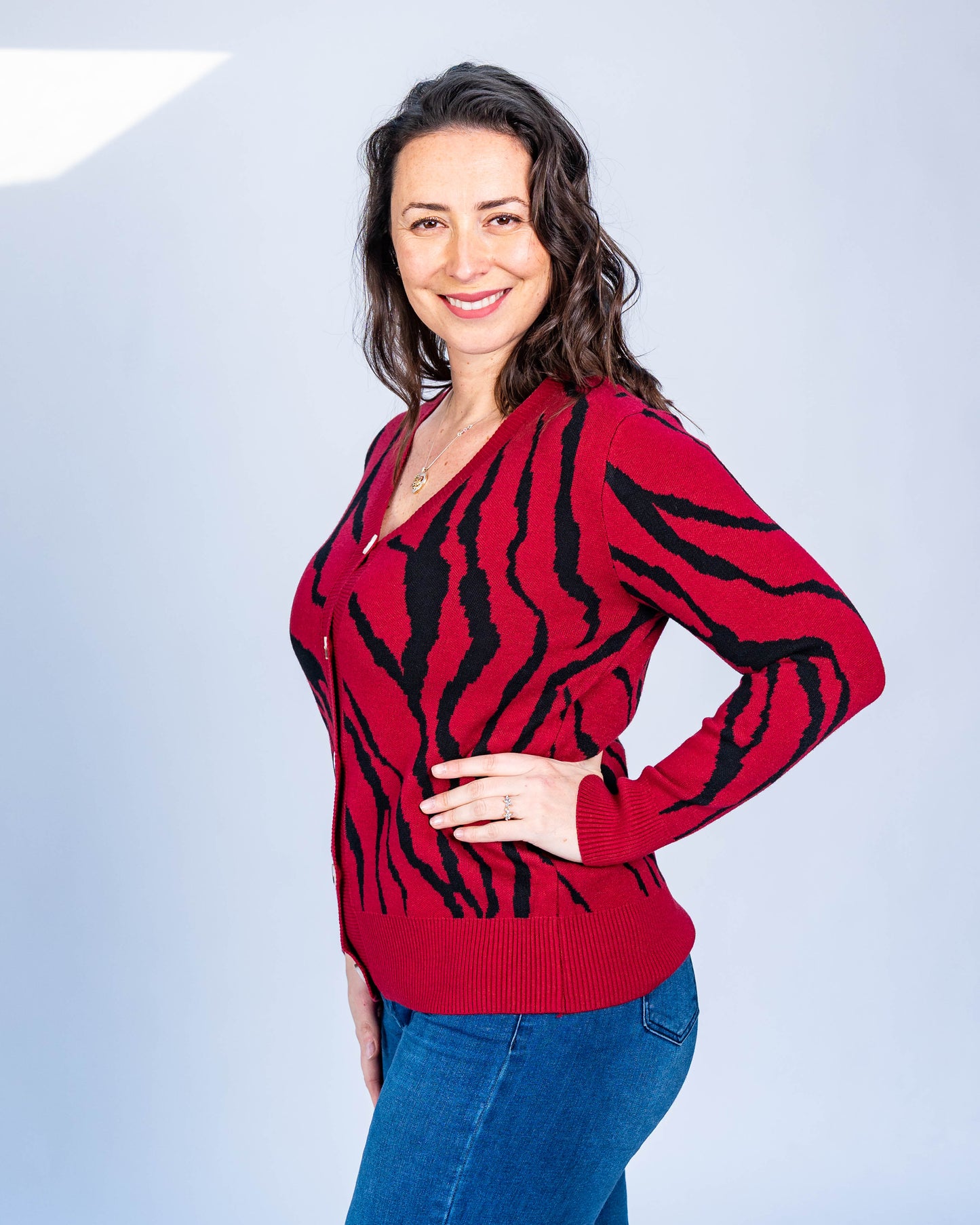 CHALECO CEBRA ELENA BURDEO