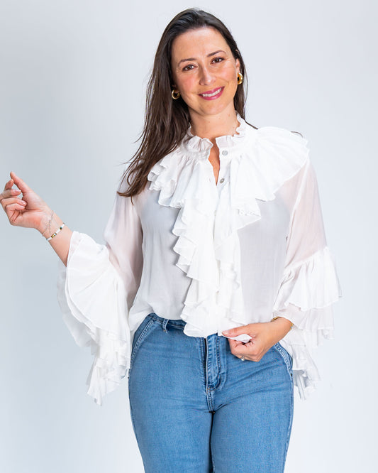 Blusa Vuelos Tiare Blanco