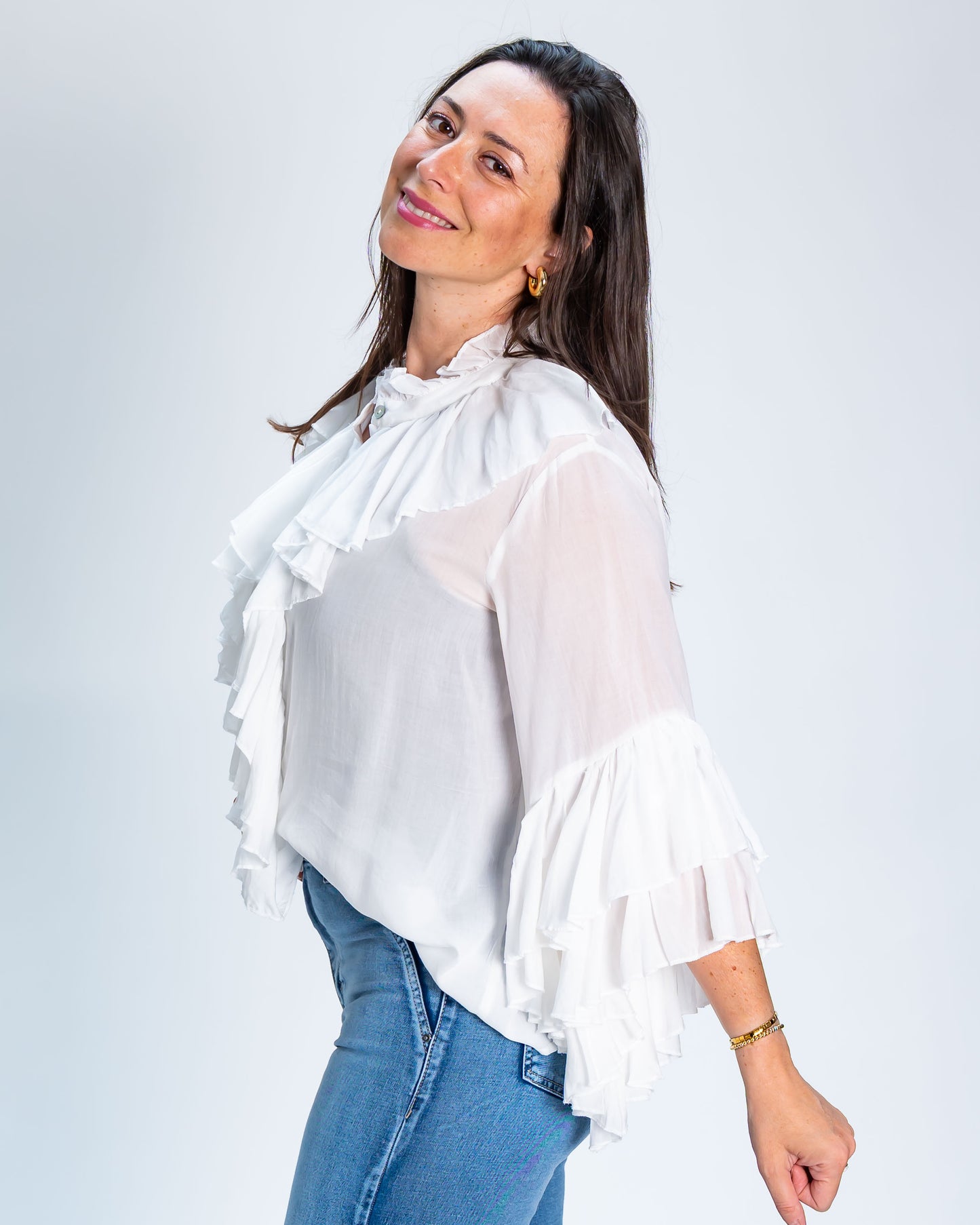 Blusa Vuelos Tiare Blanco