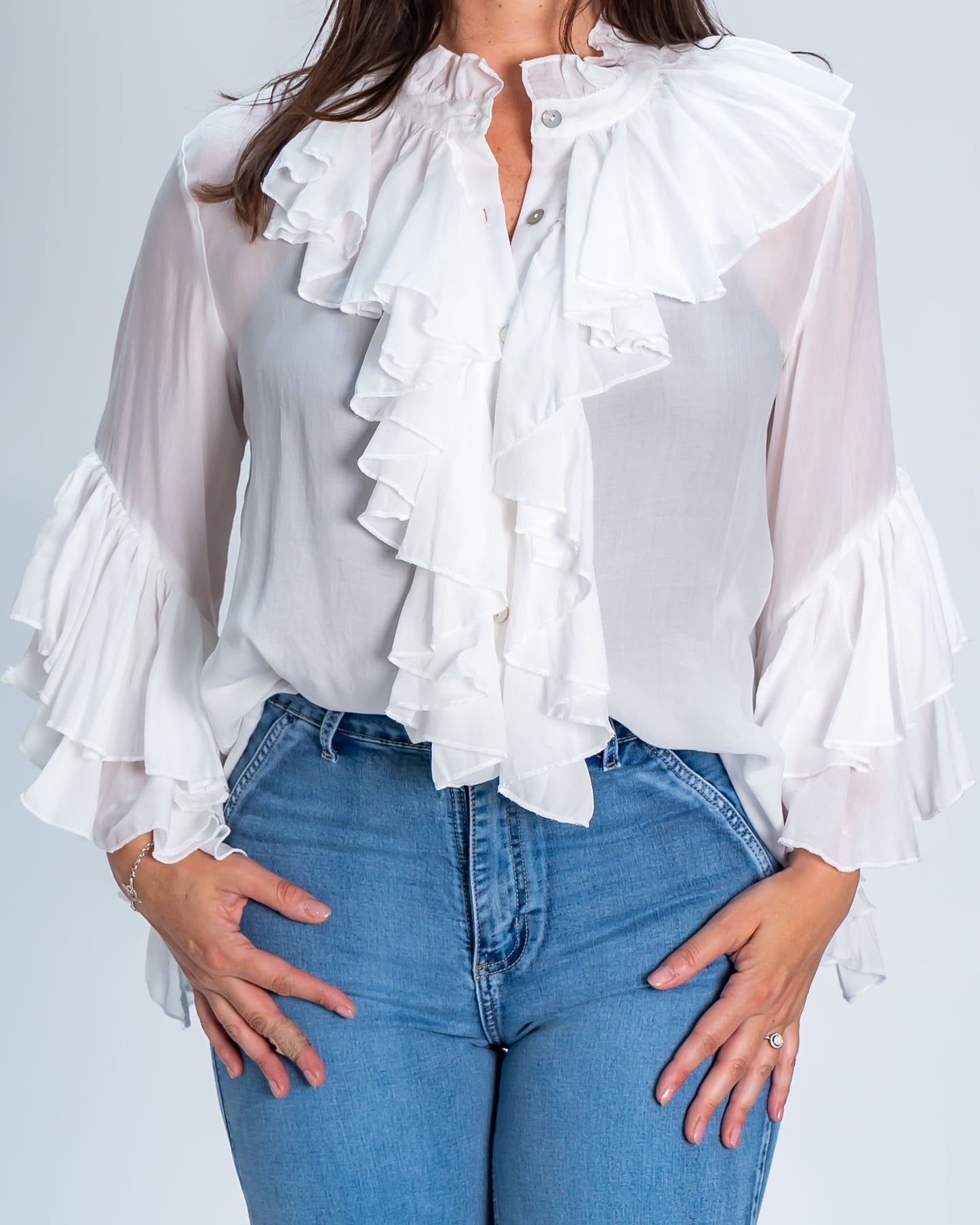 Blusa Vuelos Tiare Blanco