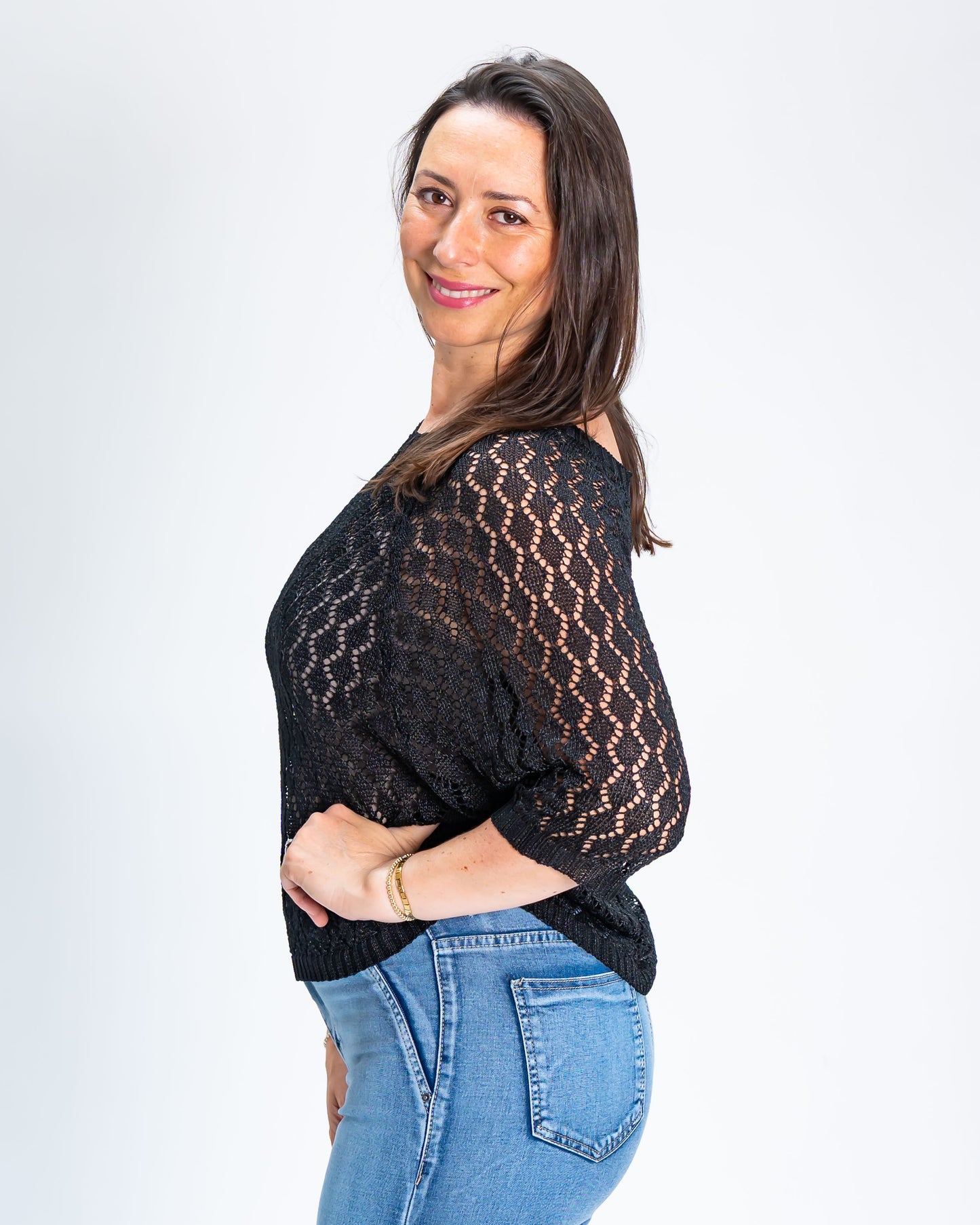 Sweater Hilo Monica Negro