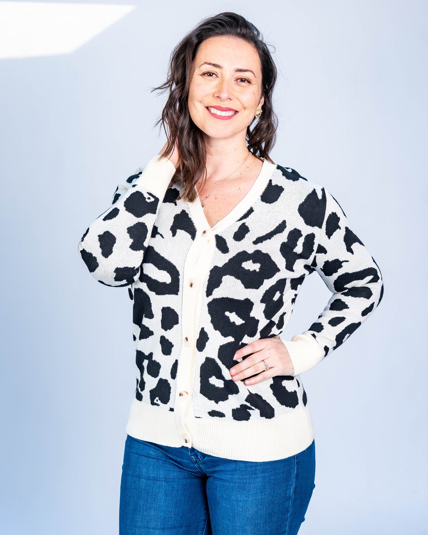 Chaleco Print Renata Blanco