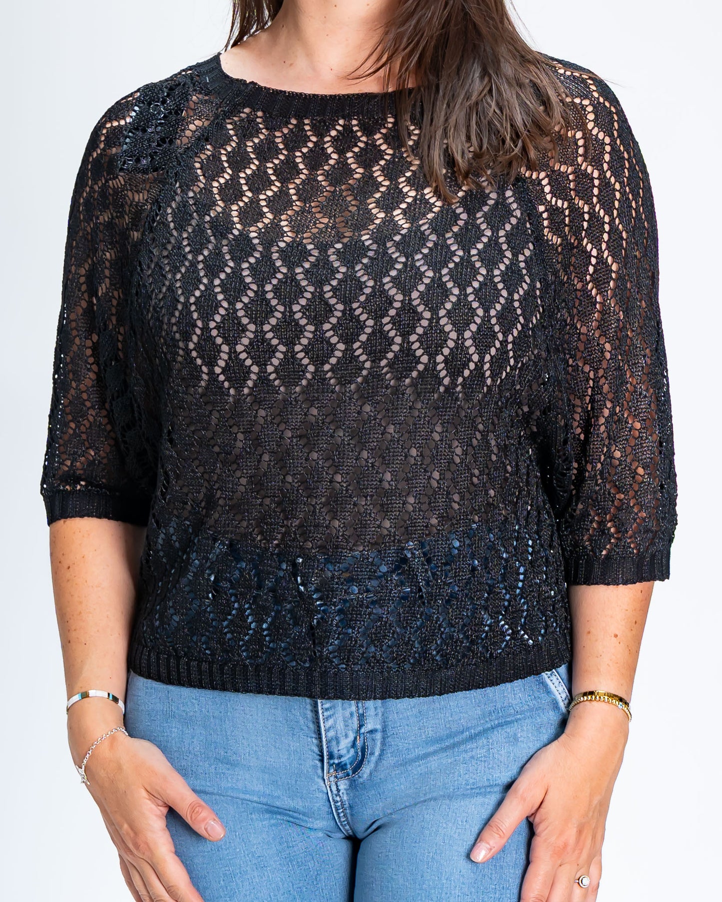 Sweater Hilo Monica Negro