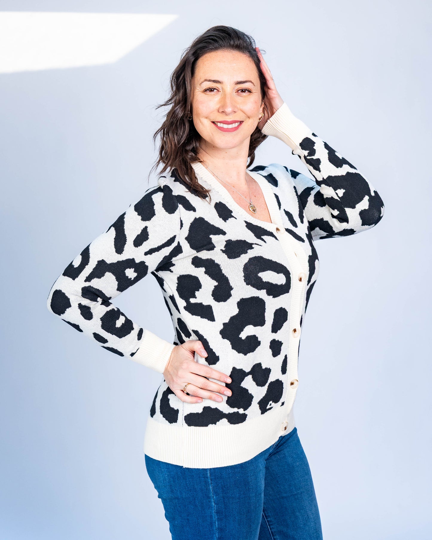 Chaleco Print Renata Blanco
