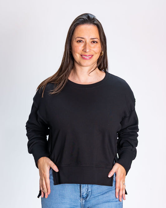 Polerón Conjunto Fer Liso Negro