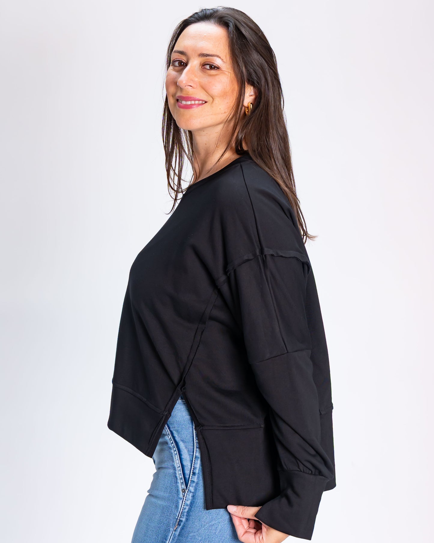 Polerón Conjunto Fer Liso Negro