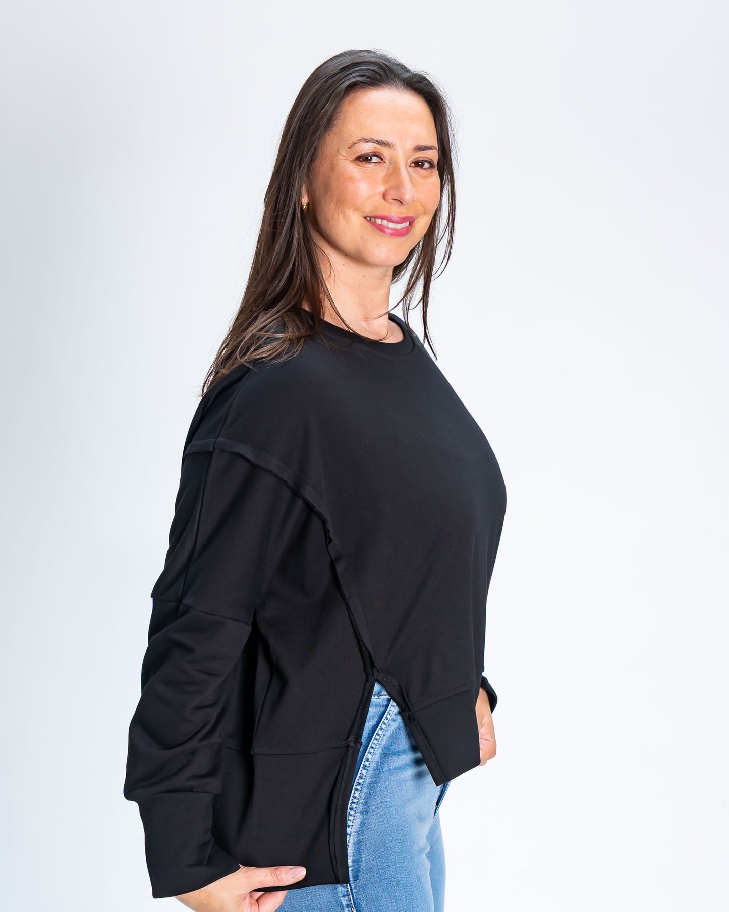 Polerón Conjunto Fer Liso Negro