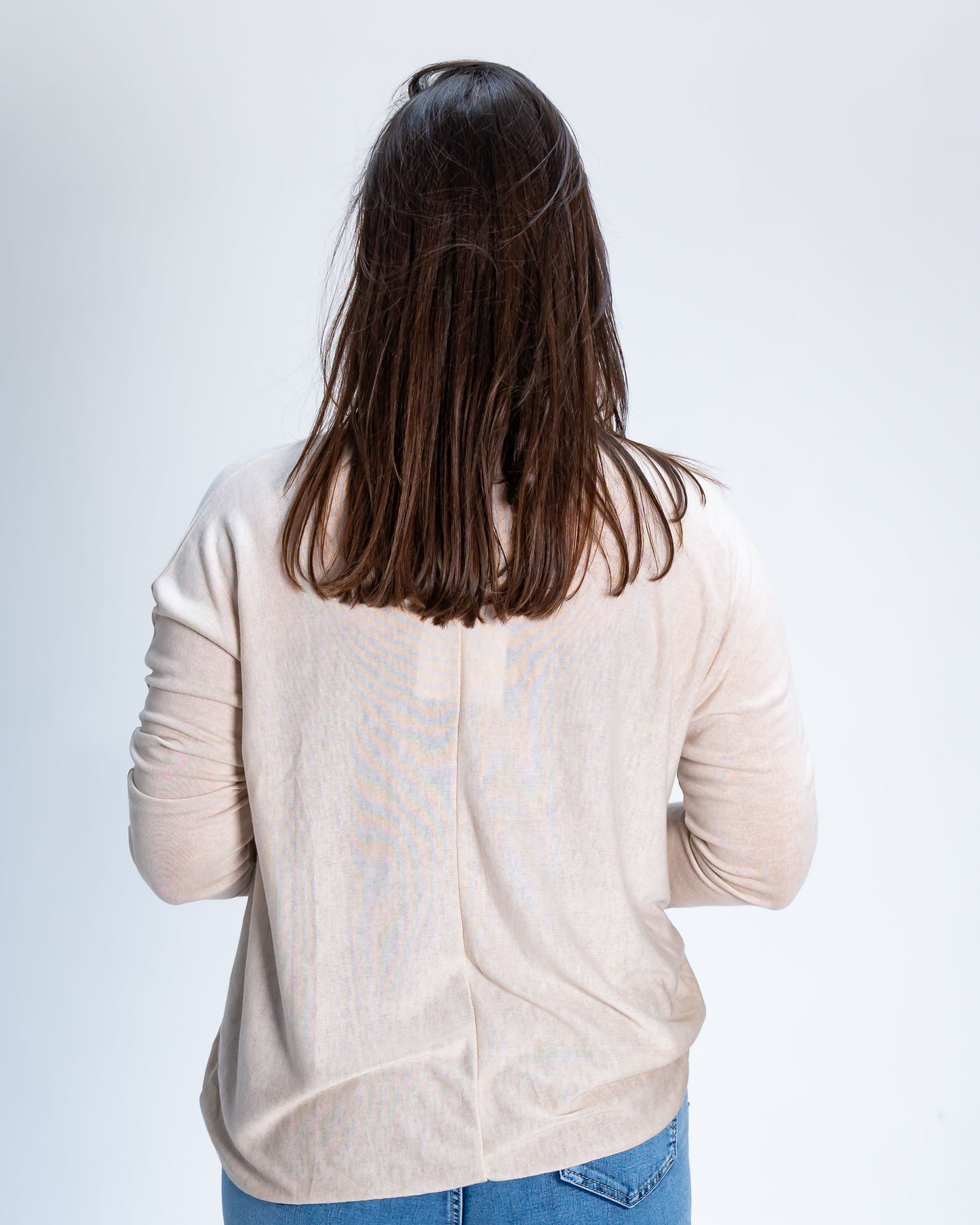 Sweater Hilo Patty Gris Perla