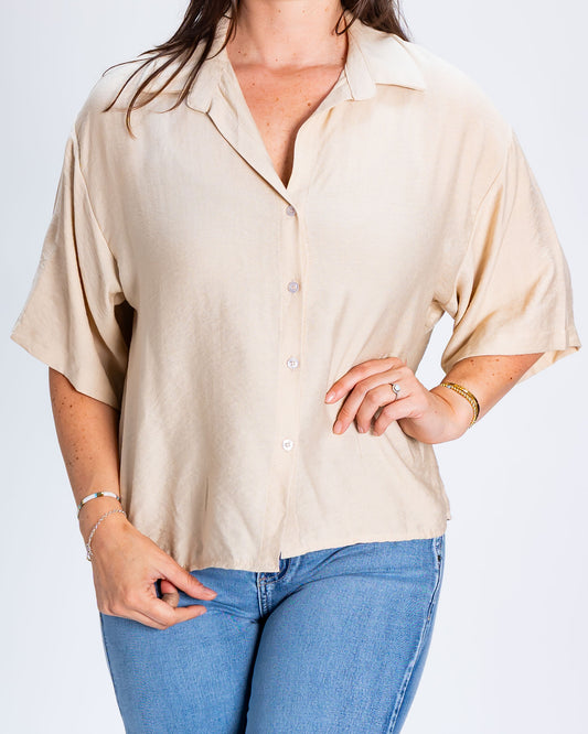 Blusa Lisa Paz Beige