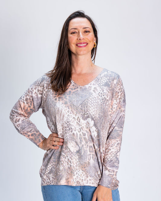 Sweater Doris Dorado Café