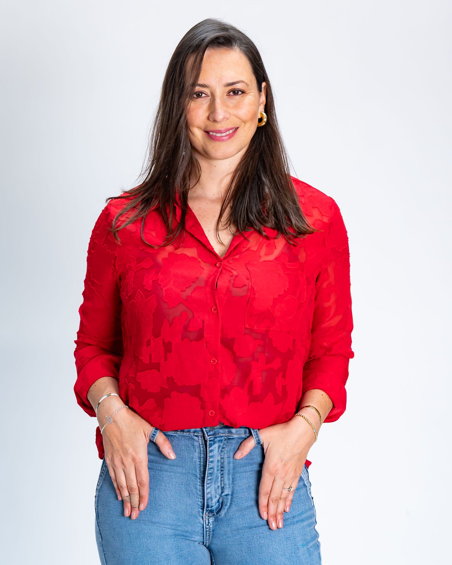 Blusa Carmen Gloria Rojo