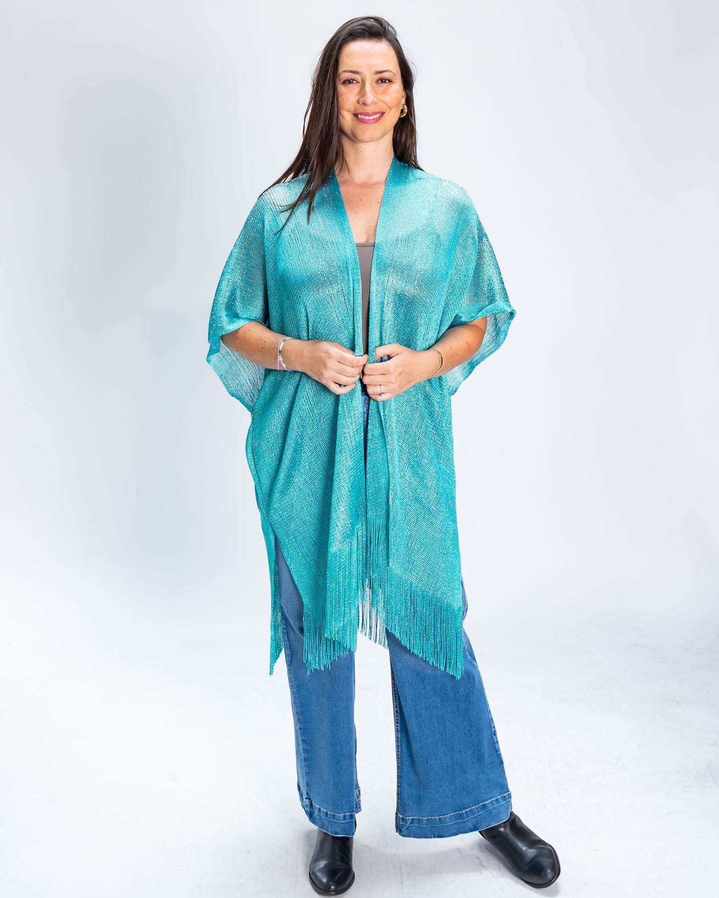 Kimono Hilo Turquesa