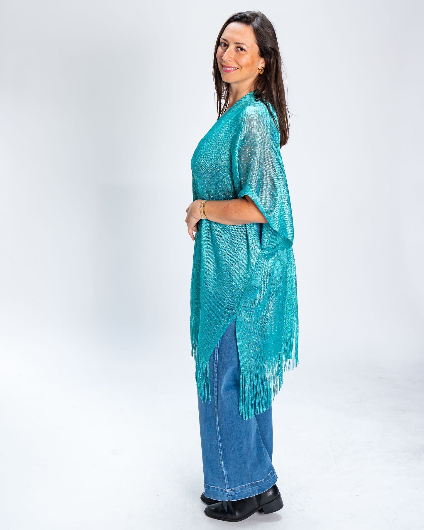 Kimono Hilo Turquesa
