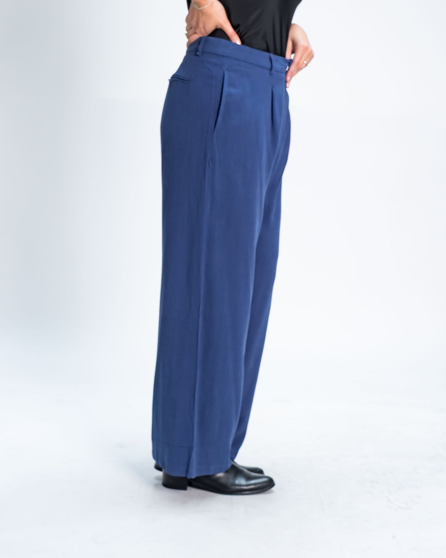 Pantalón Luís Símil Lino Azul