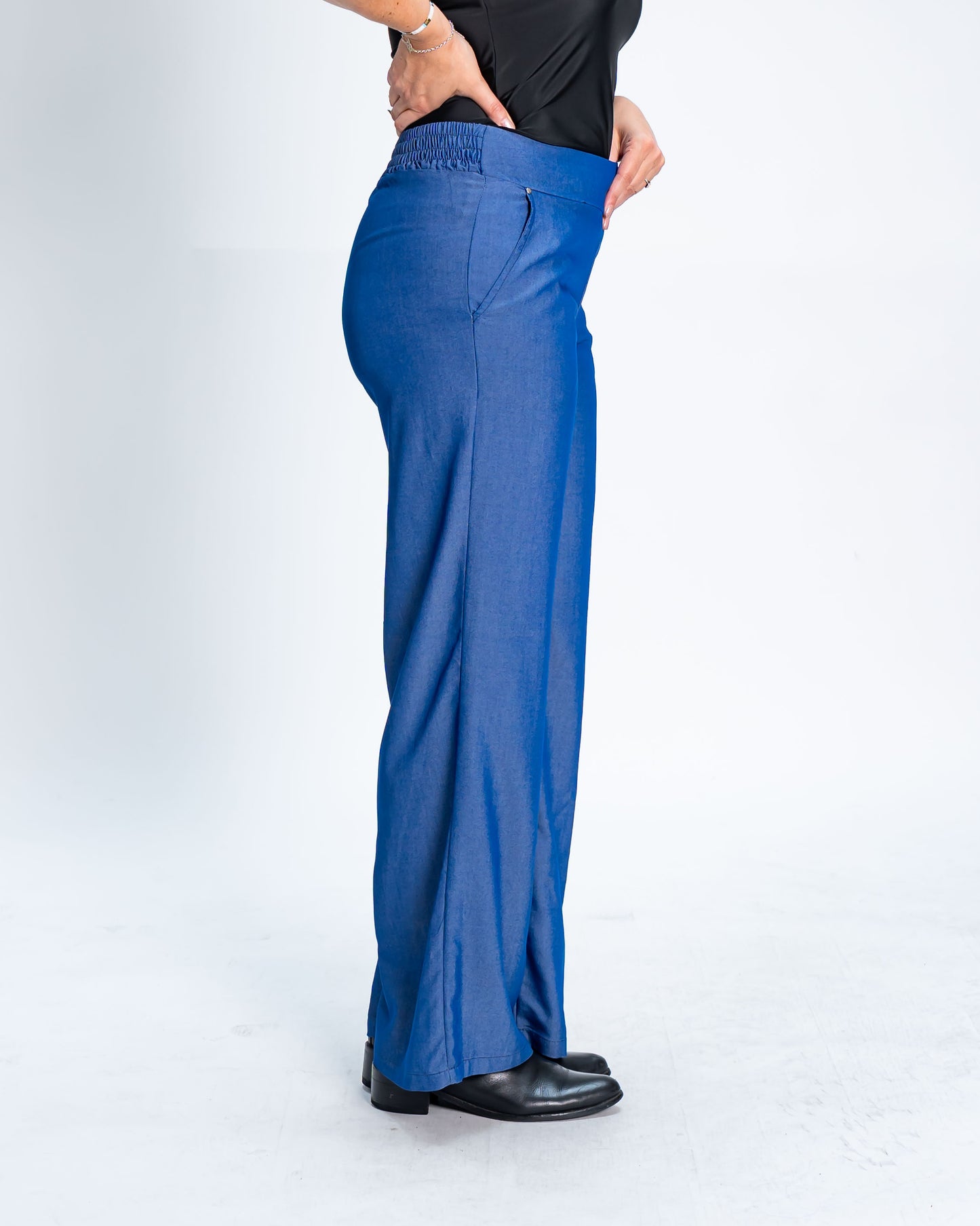 Pantalón Tencel Enzo Azul