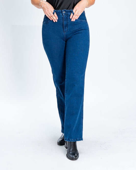 Jeans Infinito Recto Azul Oscuro