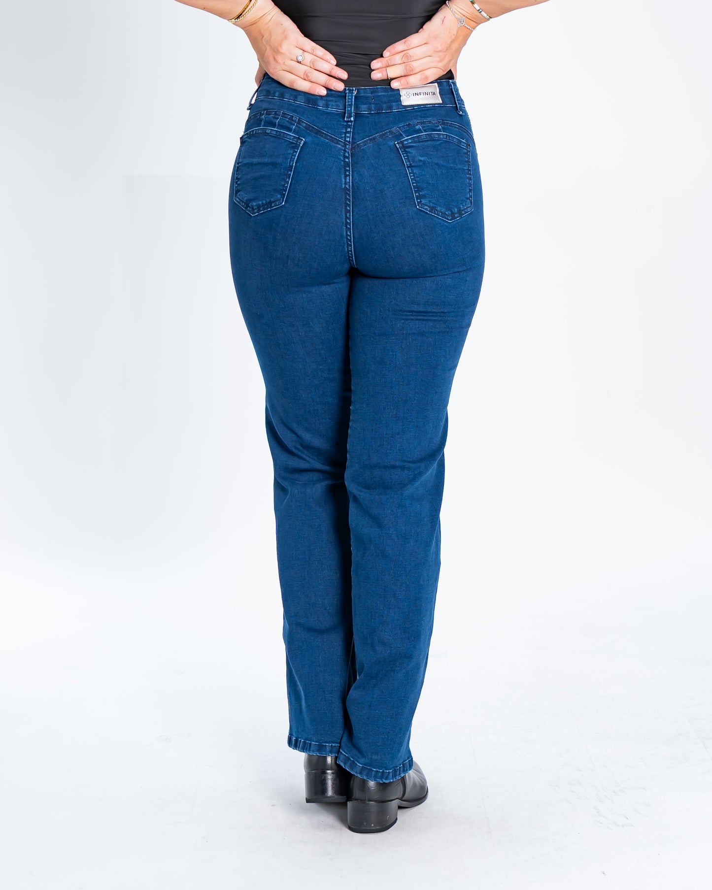 Jeans Infinito Recto Azul Oscuro