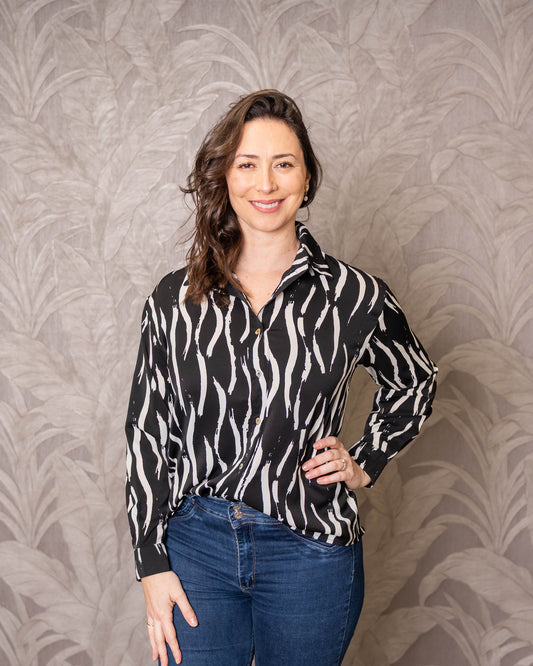 BLUSA AMALFI NEGRA
