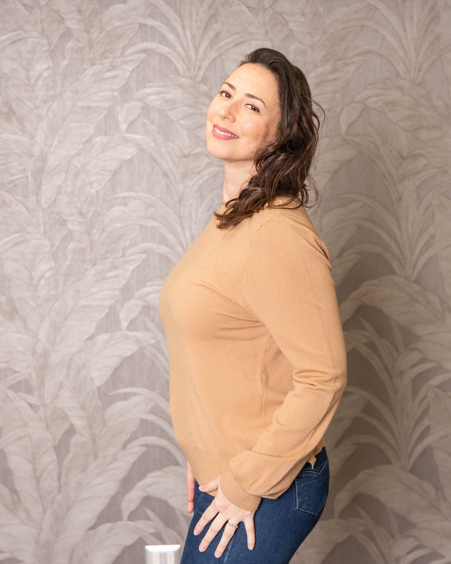 SWEATER LUZ MARIA CAMEL