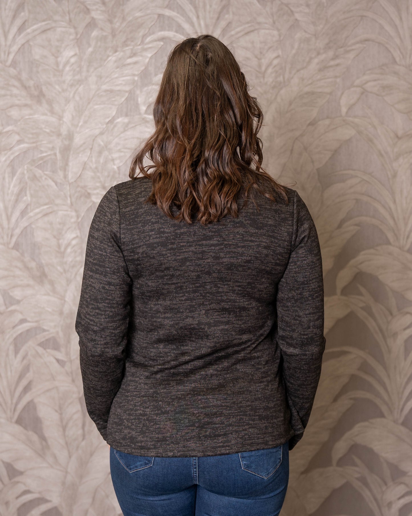 SWEATER MENTIROSO PRINT GRIS