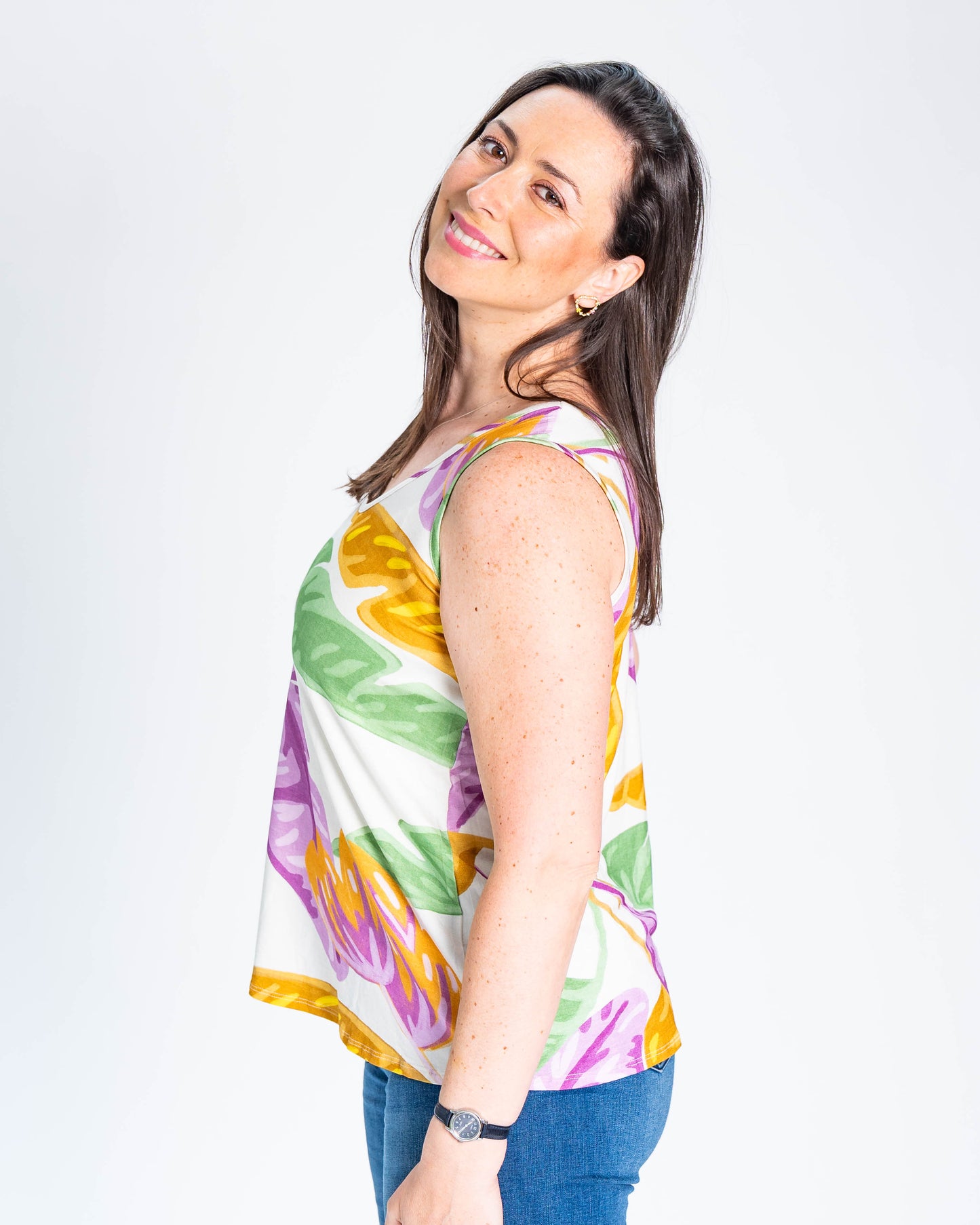 Polera BR Musculosa Emilia Morado