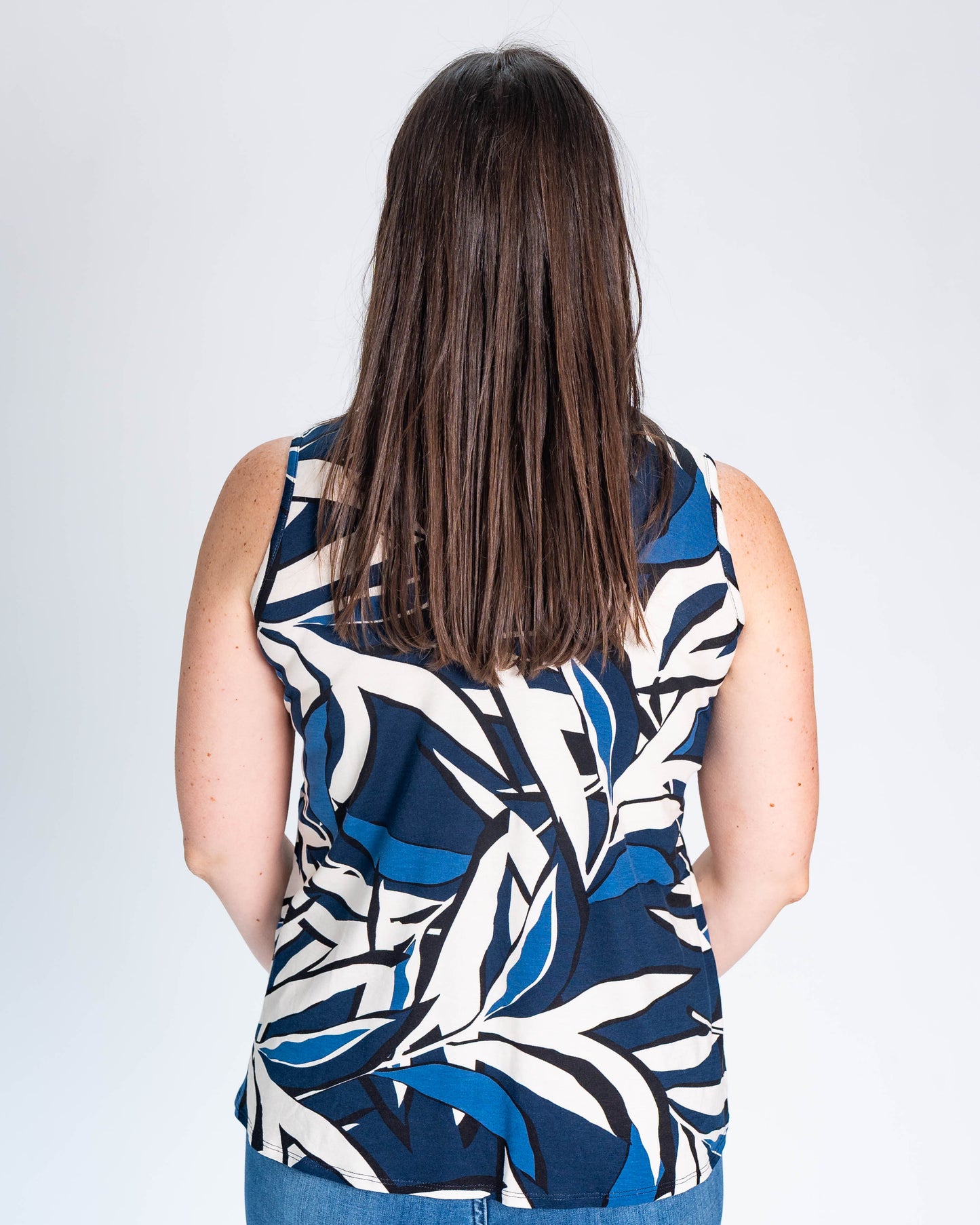 Polera BR Musculosa Emilia Azul