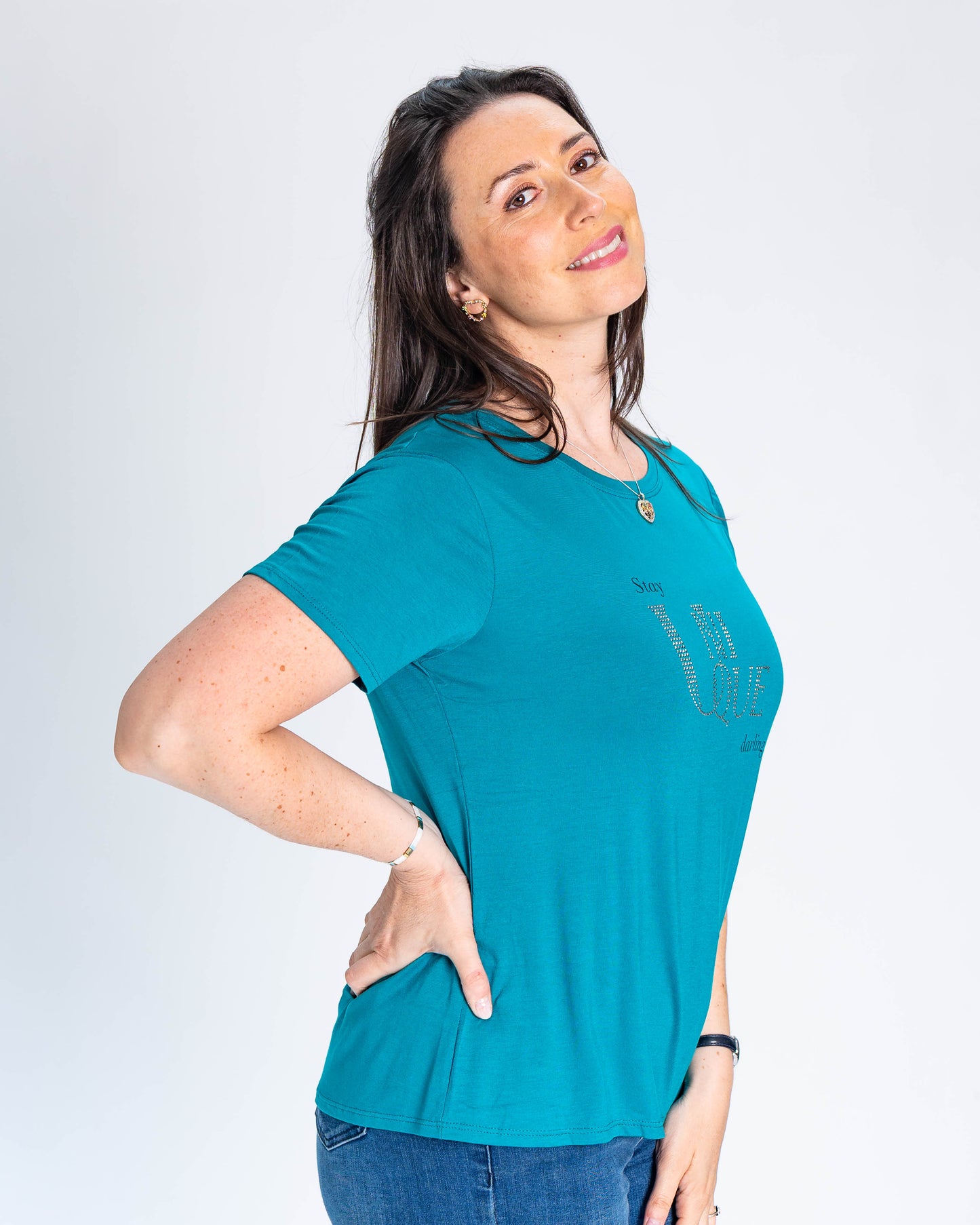 Polera BR Aylin Unique Turquesa