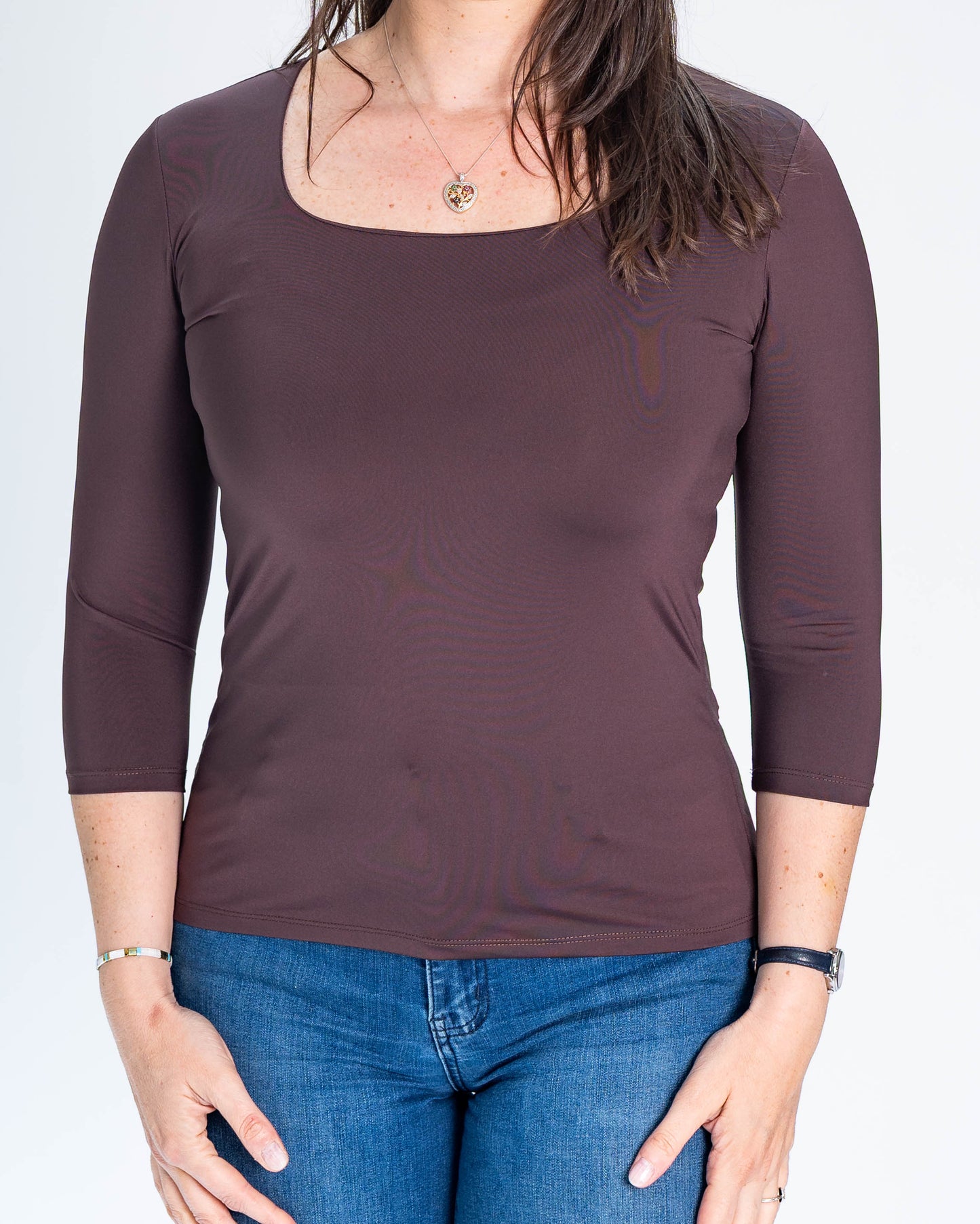 Polera Básica Carolina Chocolate