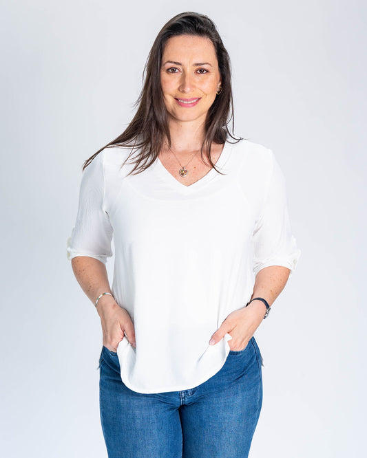Blusa Lisa Melissa Blanco