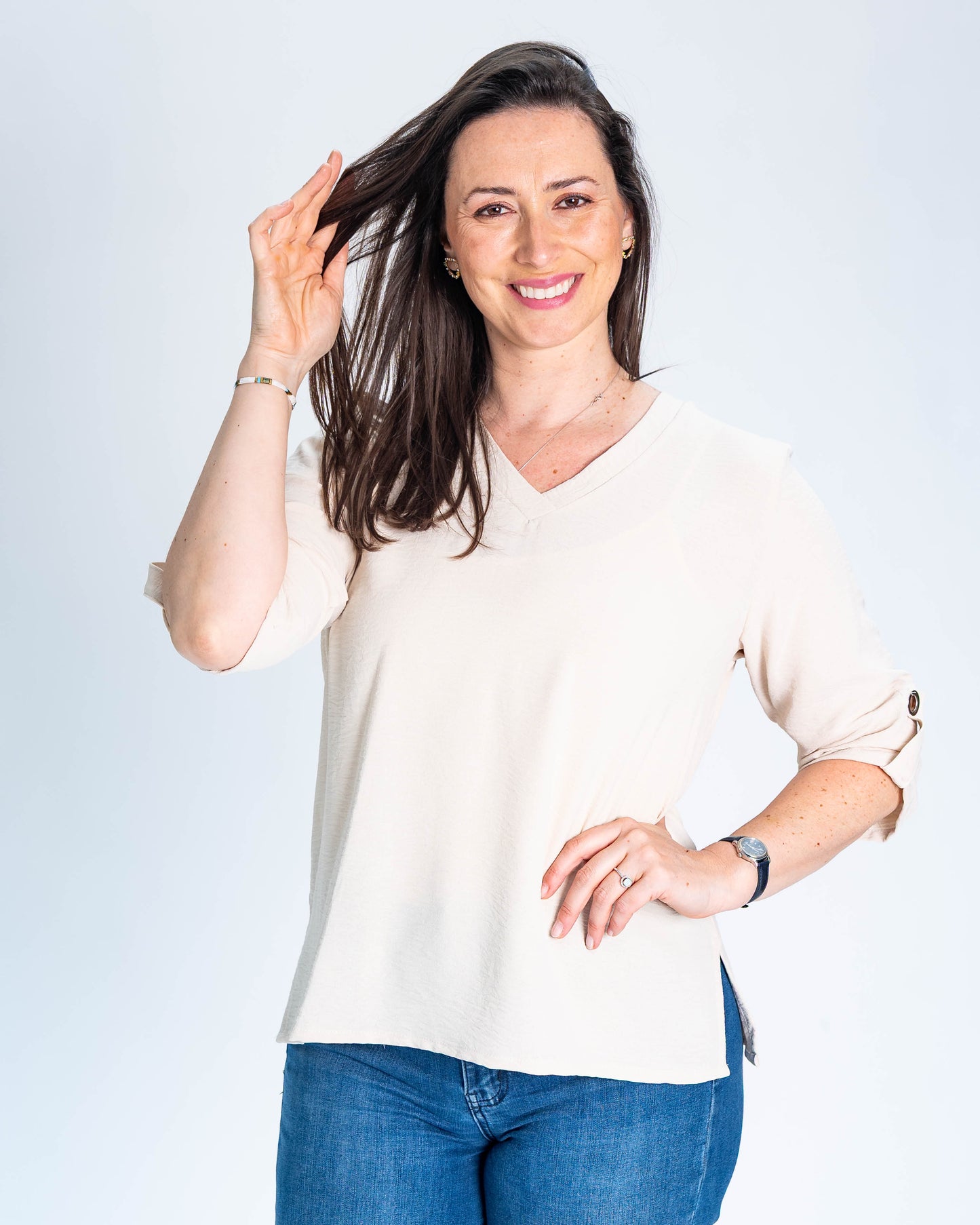 Blusa Lisa Melissa Beige