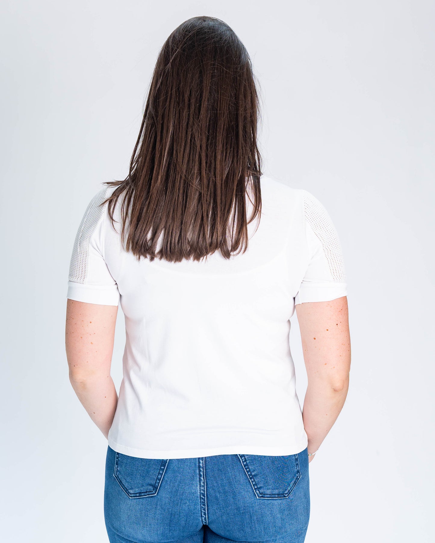 Polera BR Canasta Blanco