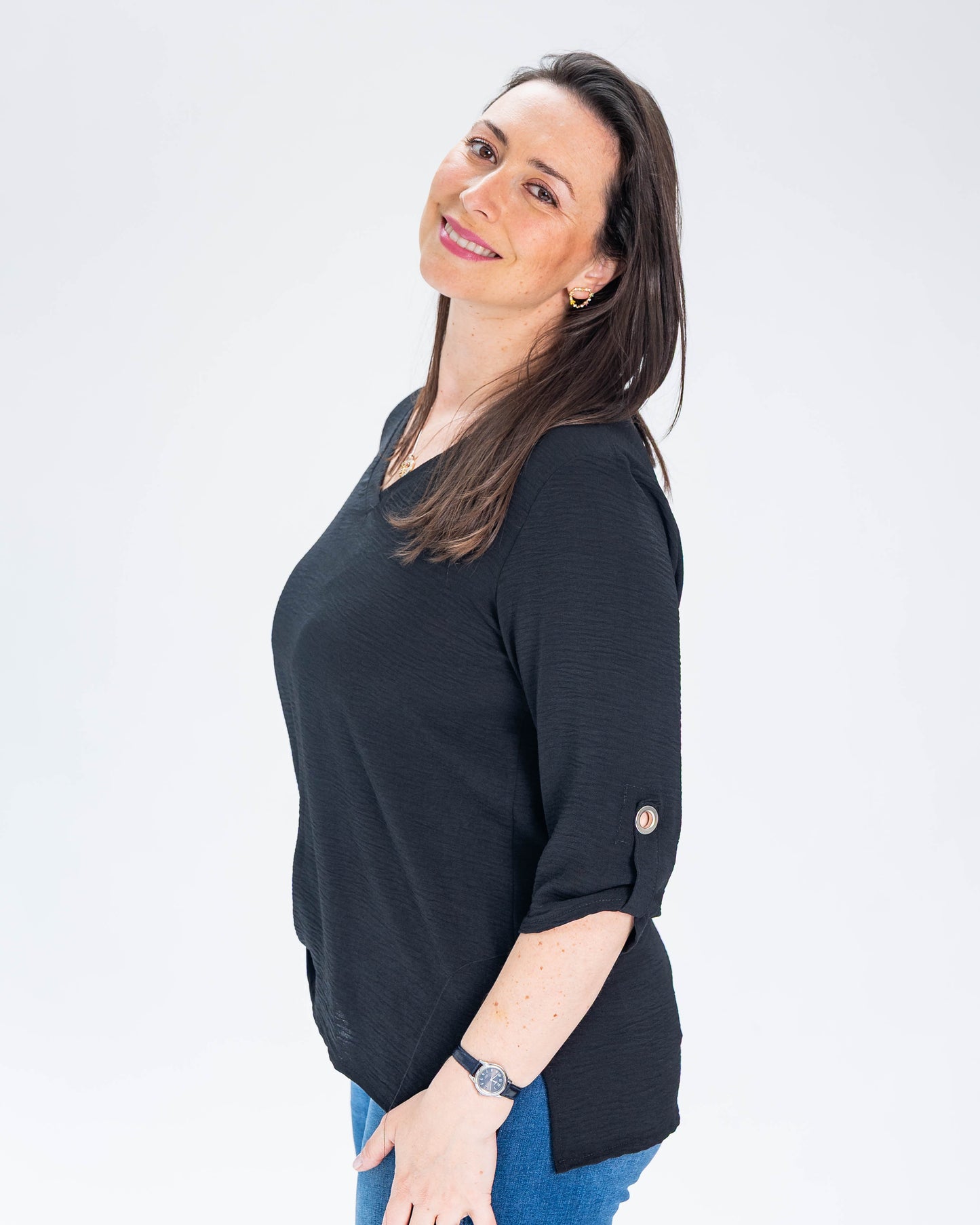 Blusa Lisa Melissa Negro